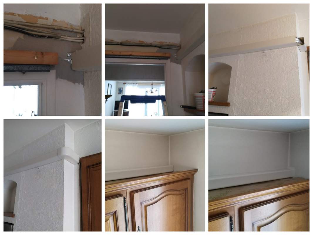 Goulotte avec liaison frigorifique alimentation électrique à l'intérieur Rue Ferrari 13005 par Génération Confort