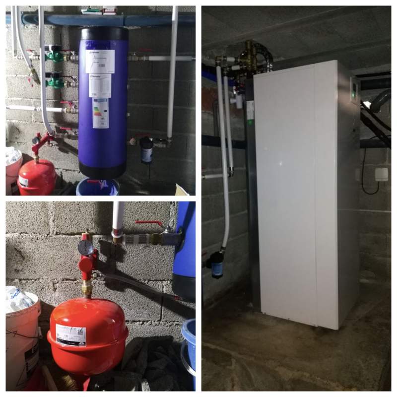 Pompe à chaleur Hitachi Yutaki S Combi  RAS-4WHVNPE   ballon de mélange   basse d'expansion