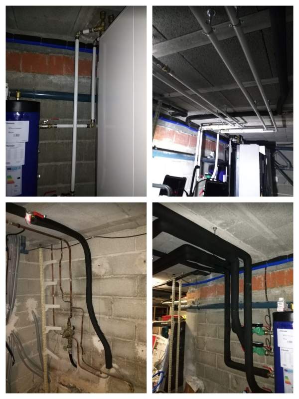 Nouvelle tuyauterie PVC