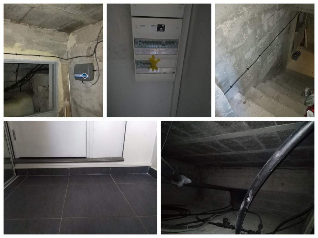 Alimentation électrique   Goulotte taille 3   Tableau électrique