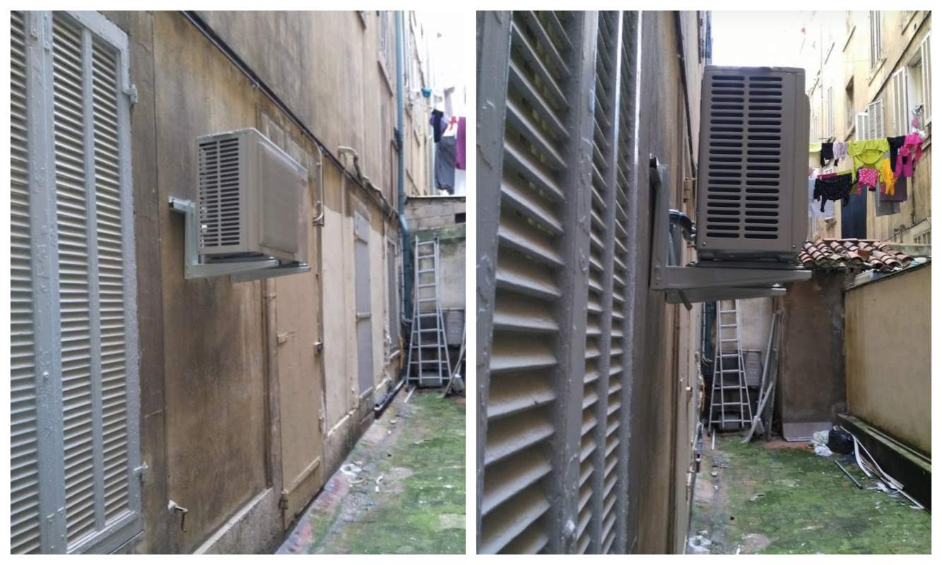 Groupe extérieur essentiel MUZ-HJ50VA rue des Forbins 13002 Marseille par Génération Confort