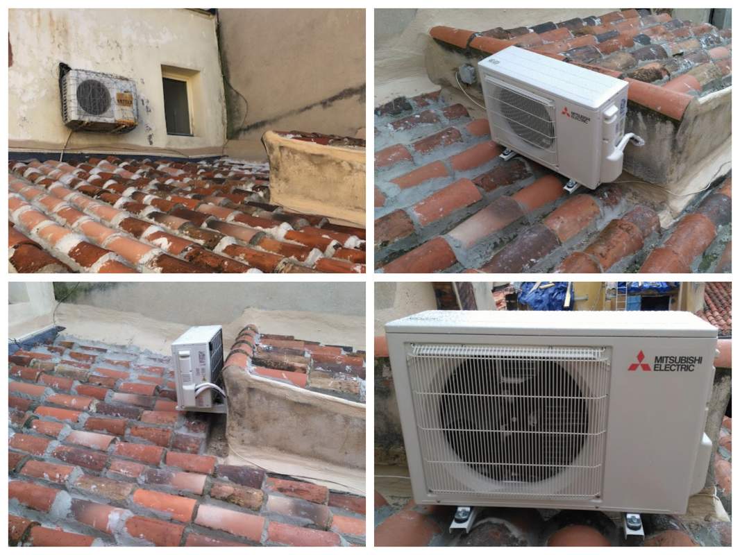 Groupe extérieur mono-split réversible gamme compact MITSUBISHI ELECTRIC MUZ-AP25VG  13002 Marseille par Génération Confort