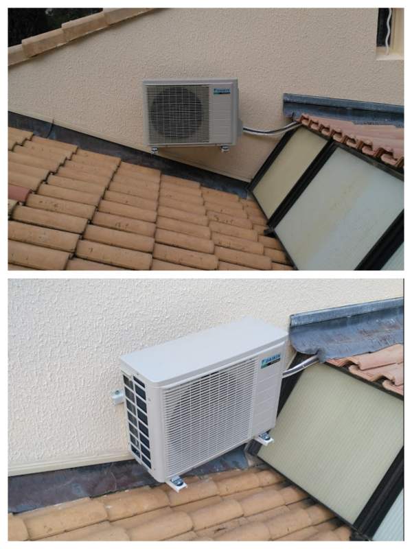 Groupe extérieur mono-split DAIKIN RXS35L3 sur le toit 13124 Peypin par GENERATION CONFORT