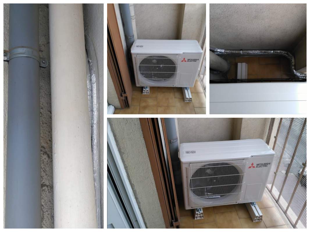 Groupe extérieur pour climatisation MITSUBISHI ELECTRIC Essentiel 2019 R32 Rue Ferrari 13005 par Génération Confort