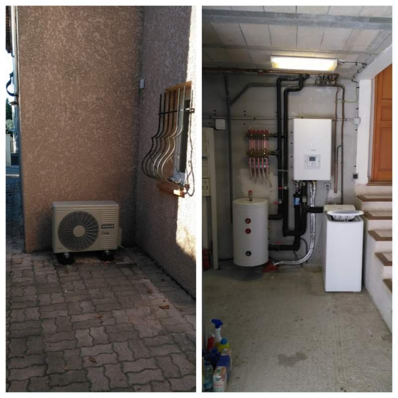 Installation totale PAC bi-bloc HITACHI YUTAKI S Génération Confort