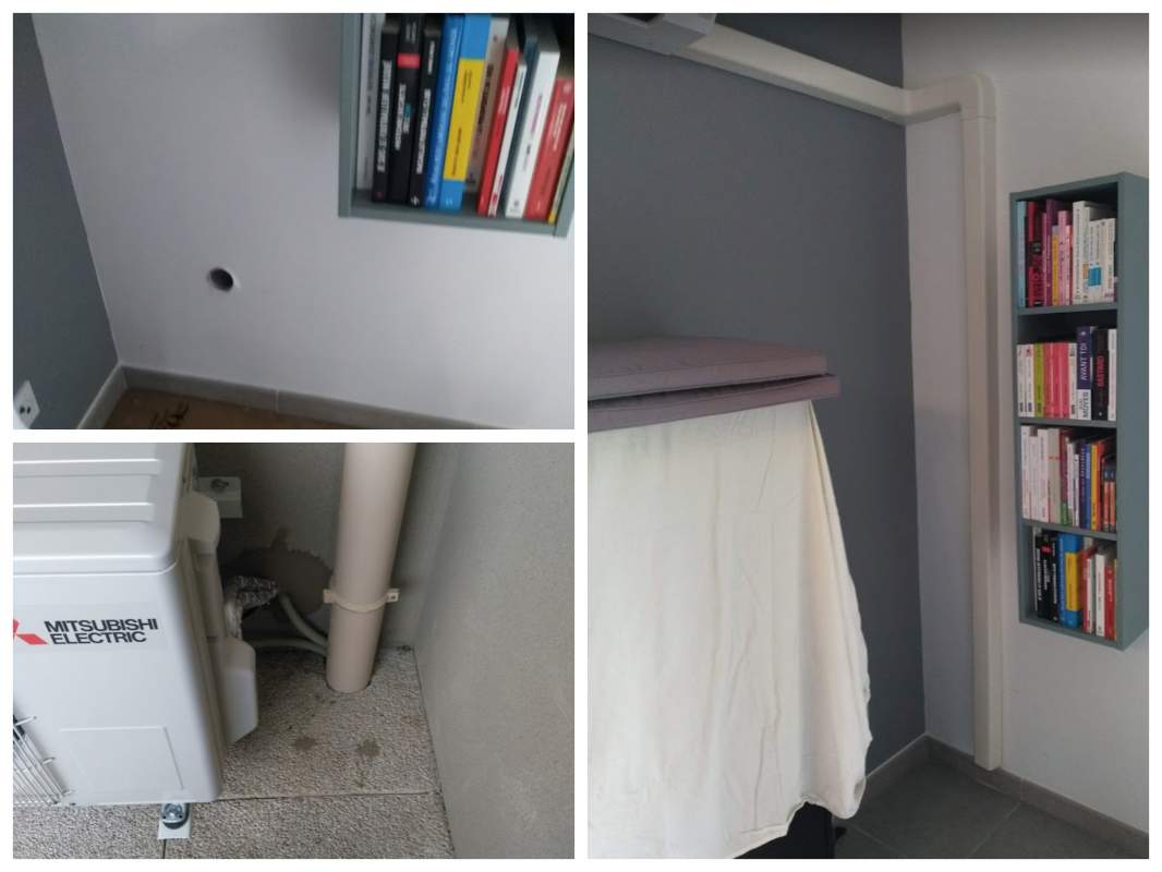 Finition installation   goulotte