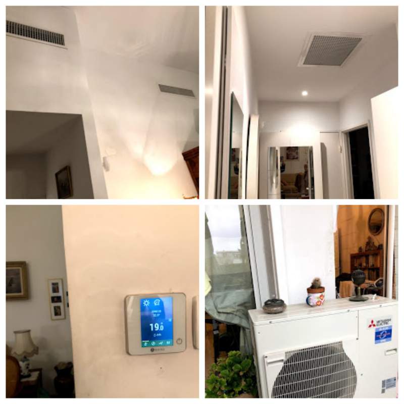Installation Complète Gainable Mitsubishi Electric   Régulation Airzone