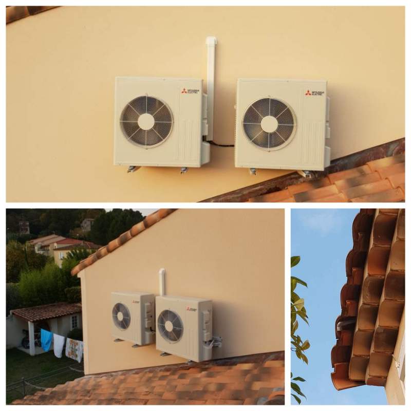 Groupe Extérieur Inverter Gainable Séjour   Coin nuit