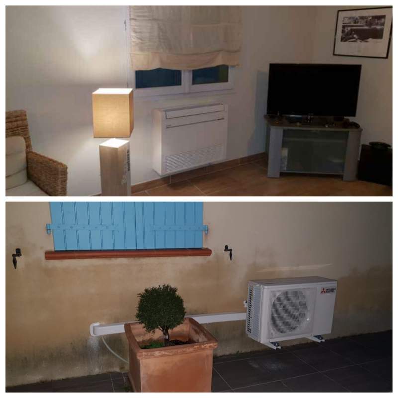 Ensemble installation console mono-split