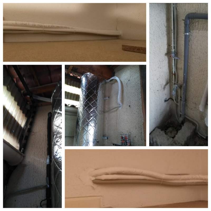 Liaison frigorifique raccordé entre l'unité intérieure et l'unité extérieure 13124 Peypin par GENERATION CONFORT