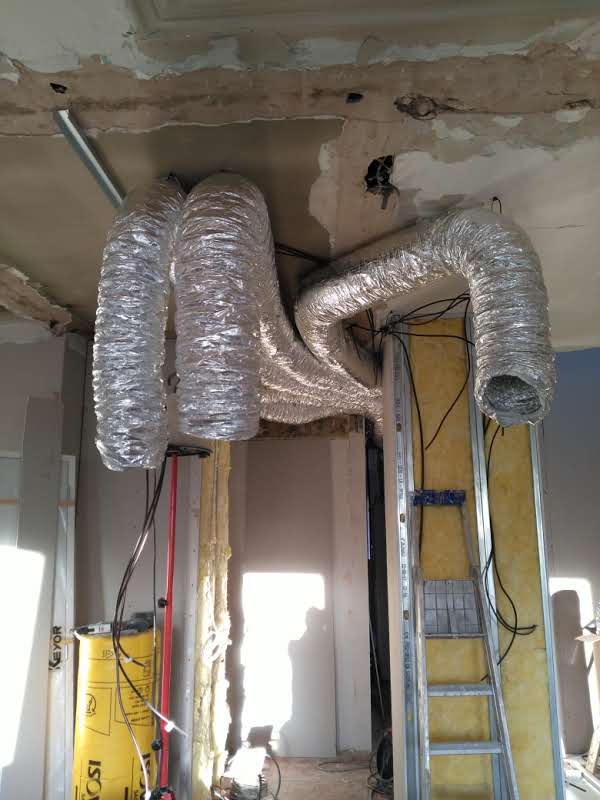 Départ réseau de gaines Rue d'Italie Marseille 13001 Génération Confort