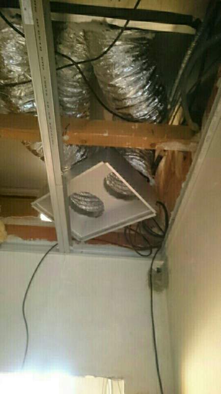 Plénum de Grille de reprise avec pose du BA 13 à Marseille rue Thiers 13001 par Génération Confort