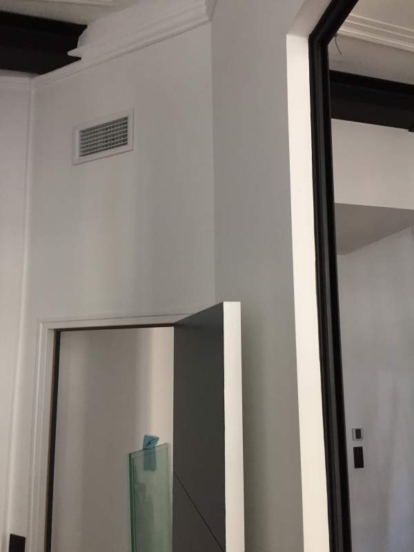 Grille de soufflage chambre Marseille 13006 av Prado Génération Confort