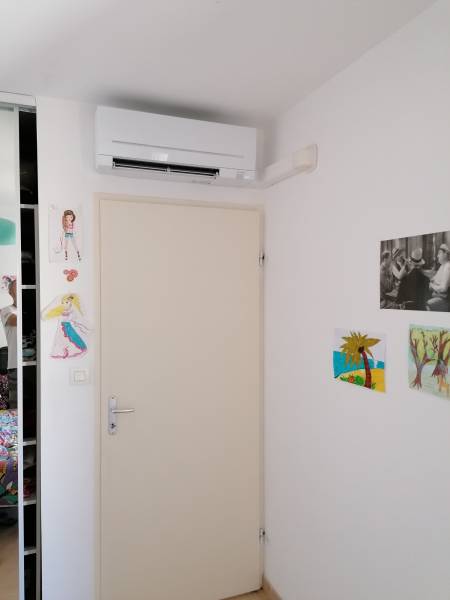 Unité 2éme chambre MSZ-AP15 aux Chartreux à Marseille Mitsubishi Electric par Génération Confort