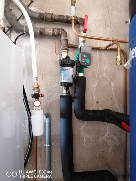 Pot anti boue avec cartouche de rinçage