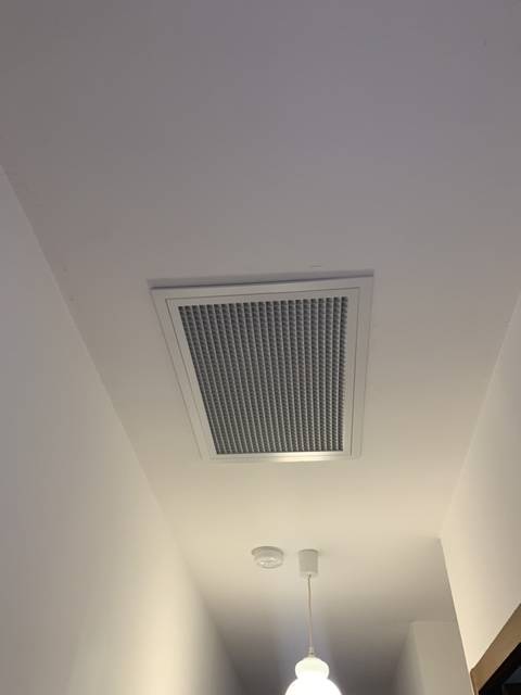 Grille d'entrée d'air d'un système gainable Génération Confort 13008 8ème Prado Marseille Air Zone