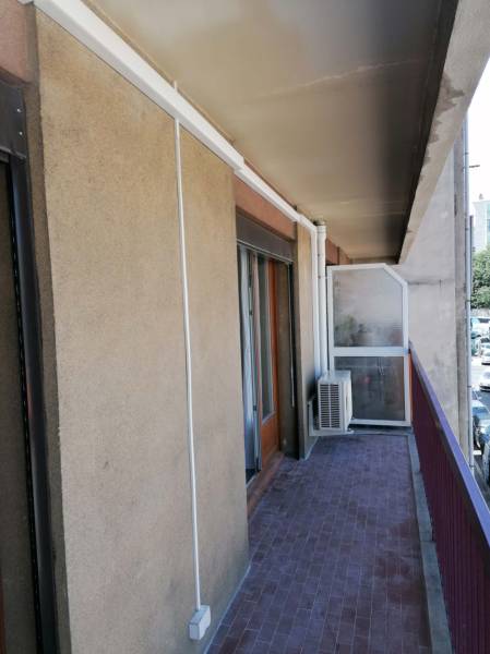 Goulottes sur terrasse