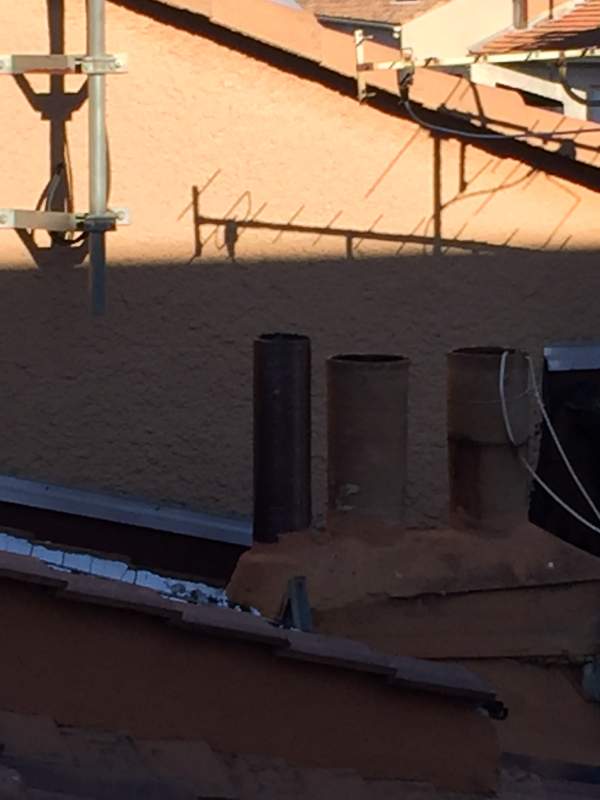 Mur toiture avant installation