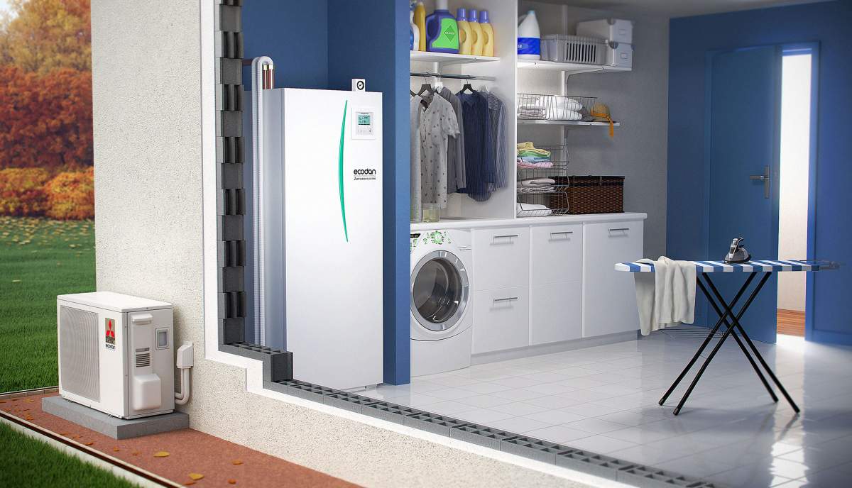 Pompe à Chaleur Chauffage   EAU CHAUDE SANITAIRE INVERTER MITSUBISHI ELECTRIC