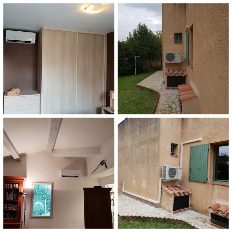 Installation complète Unité extérieur 2 split mural  13011 Route de la Treille par Génération Confort