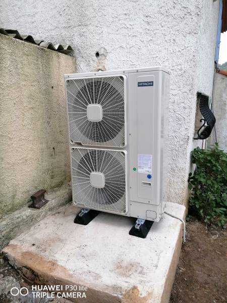 Remplacement Chaudière Fioul par POMPE A CHALEUR HITACHI à ALLAUCH Quartier La Ribassière