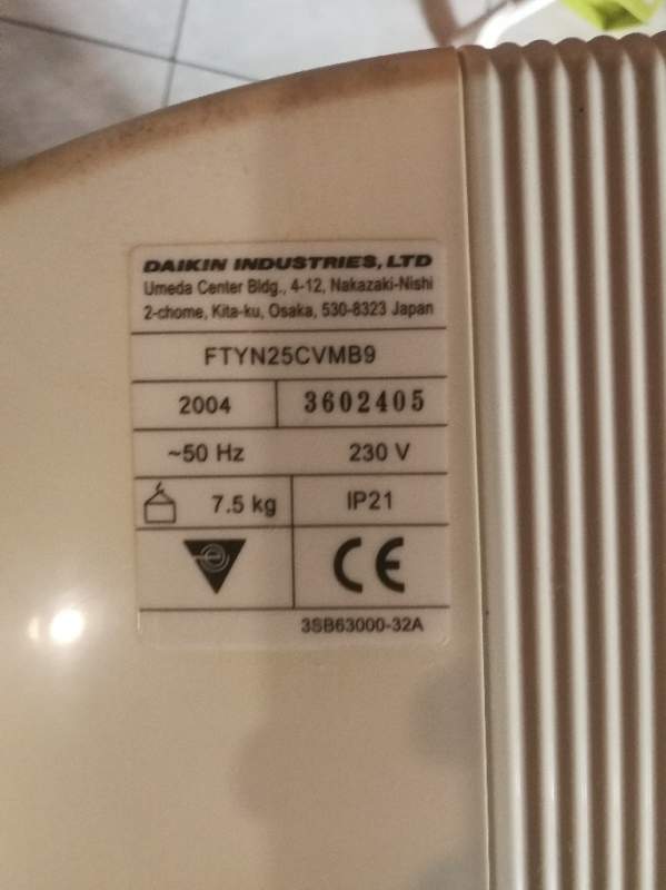 référence unité intérieure