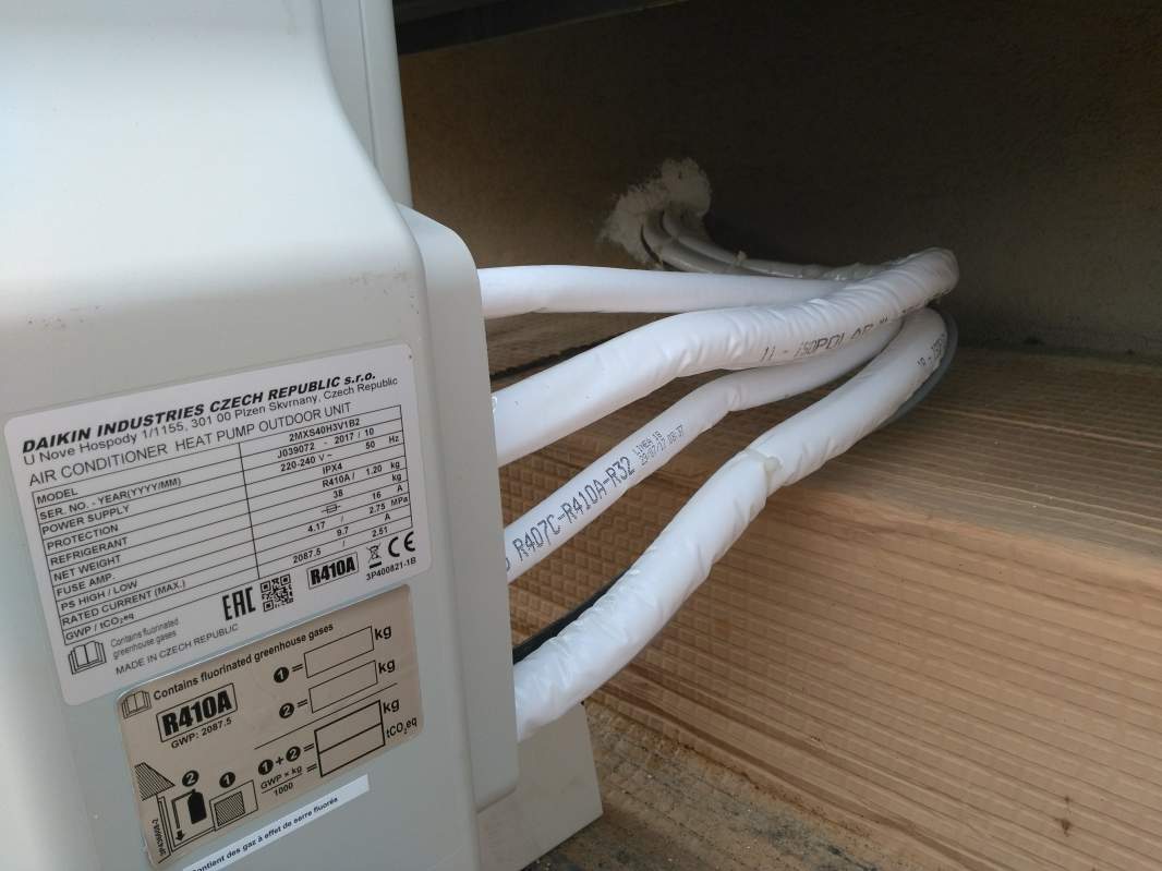 Raccorements groupe Multi split DAIKIN