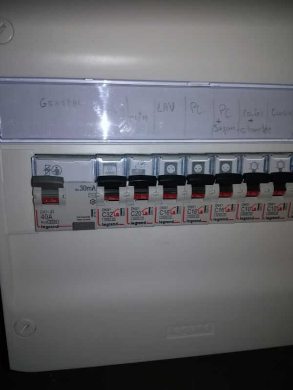 Tableau électrique Résidence La Bruyère 13009 Marseille Génération Confort