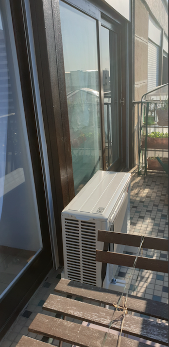 Unité extérieure balcon Rue Désirée Clary 13003 par Génération Confort