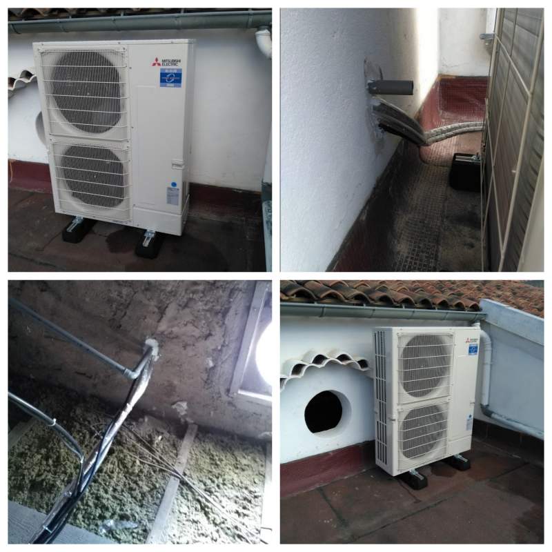 Installation Groupe extérieur MITSUBISHI Electric PUHZ-ZRP100VKA3