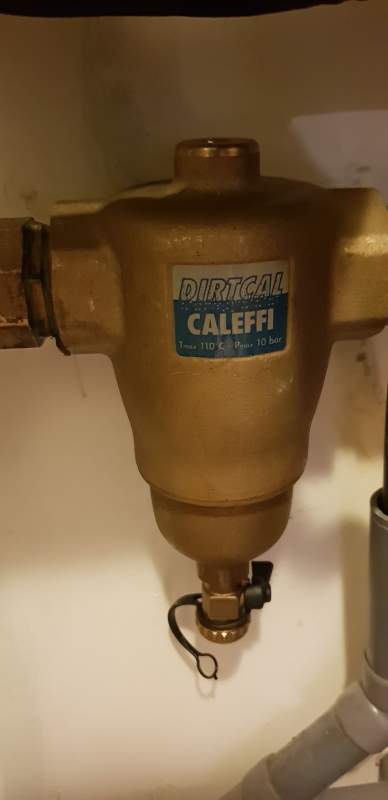 Pot à boue de décantation