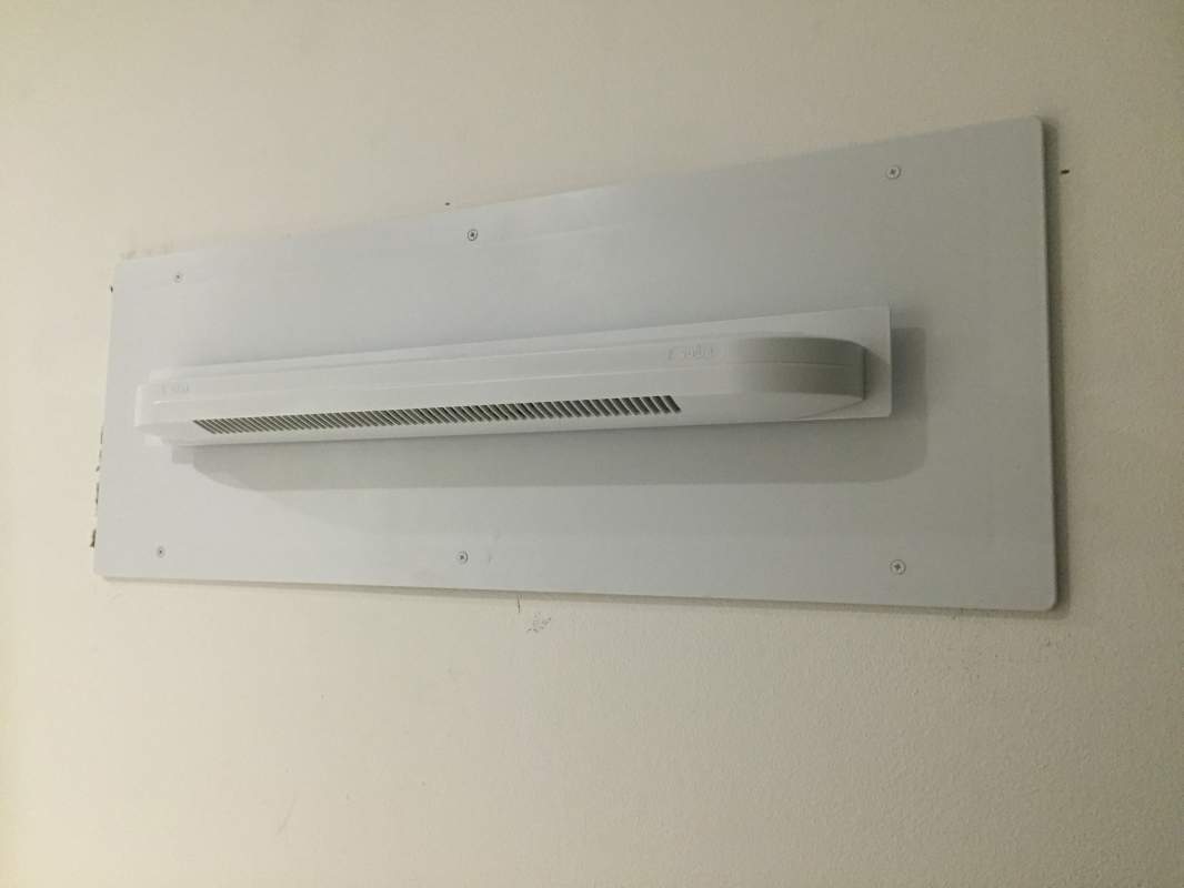 Bouche entrée air intérieur chambre