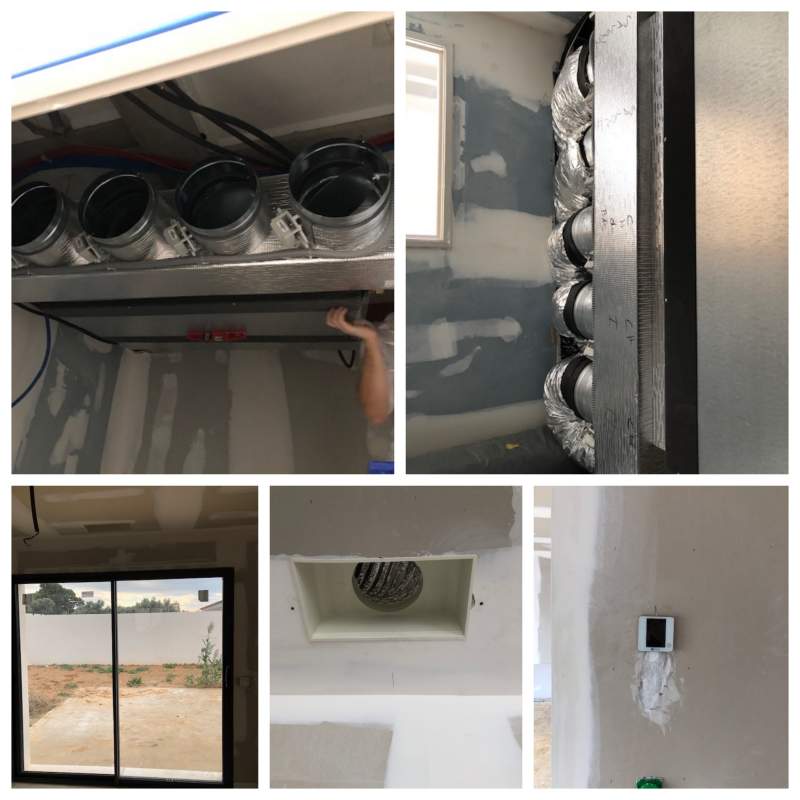 Pack Unité intérieur   thermostat   gainable   bouche ventilation