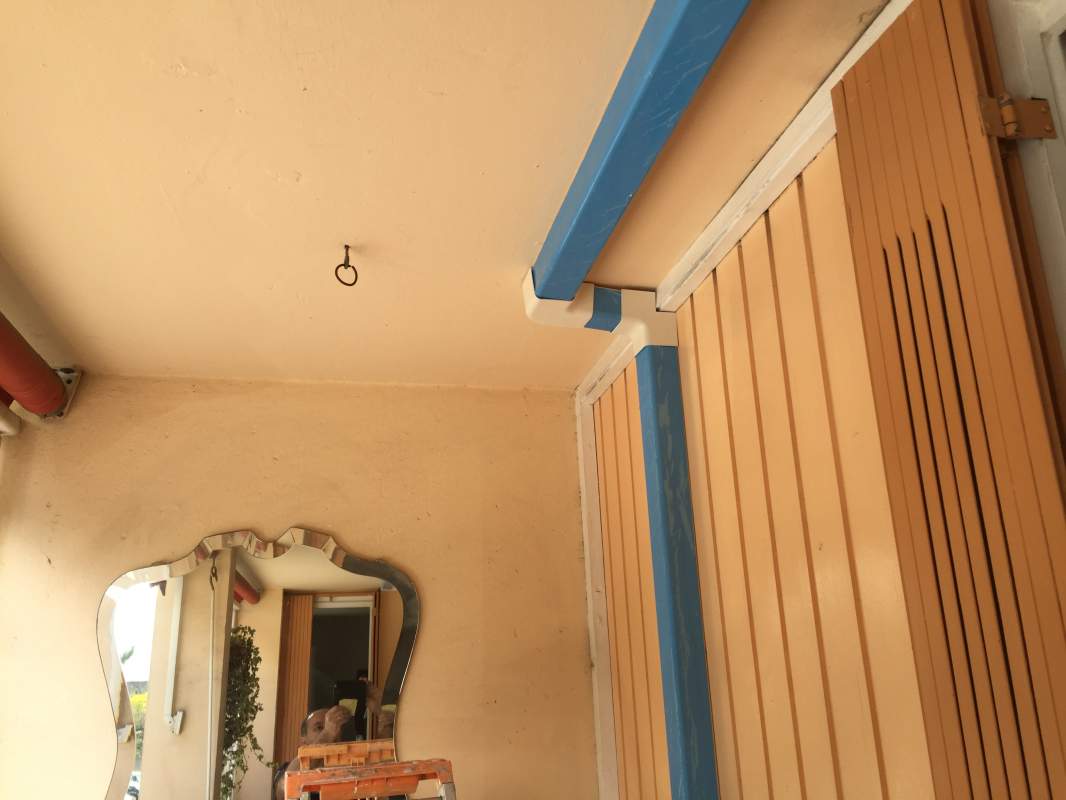 Goulotte avec film de protection