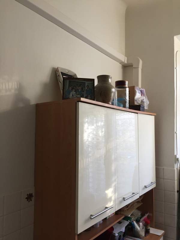 Goulotte intérieure dans la cuisine