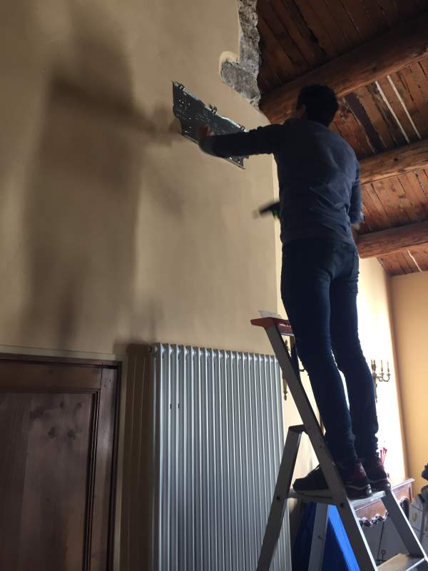 Mise en place unité intérieure MSZ SF 50 Mitsubishi Electric