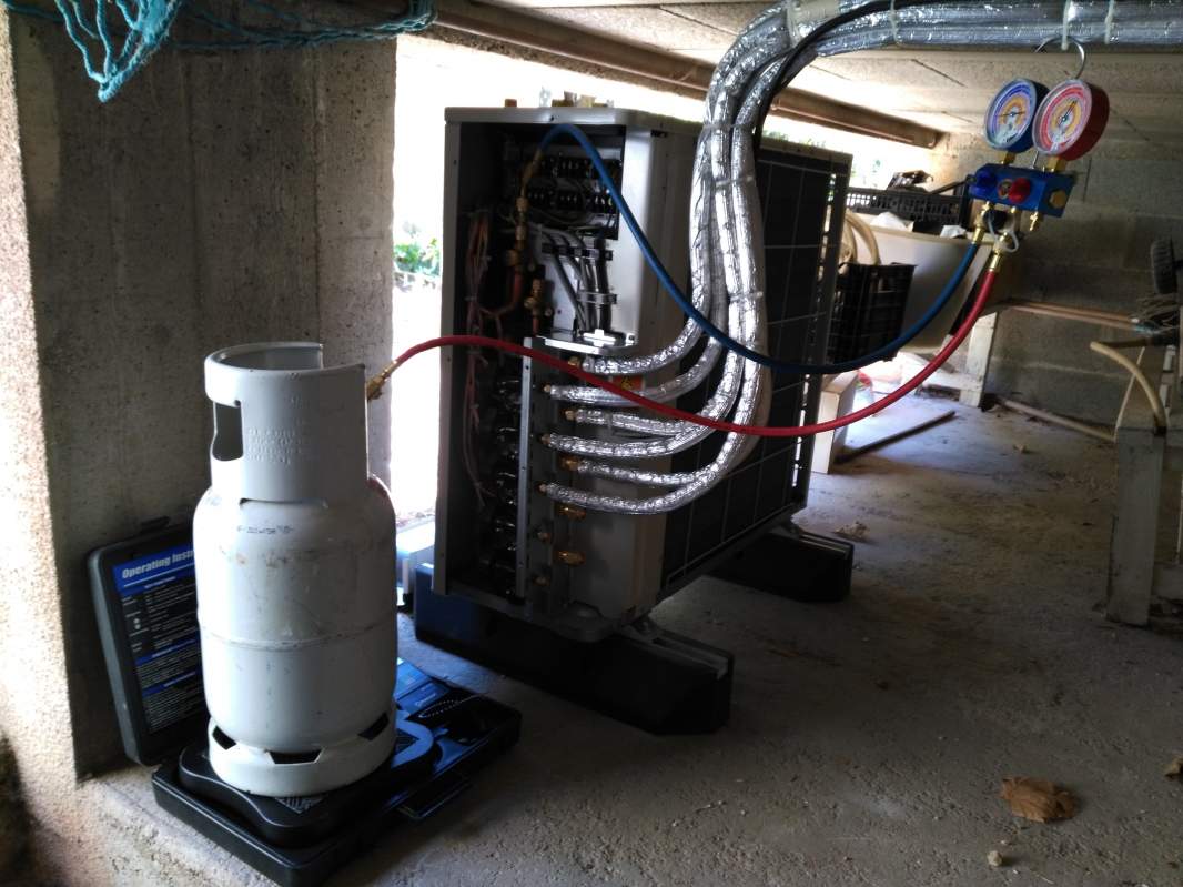 Raccordement et mise en service groupe DAIKIN 5MXS90