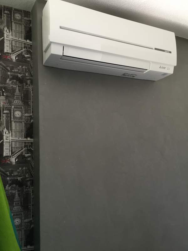 Unité intérieure chambre enfant MSZ 15 SF La Valbarelle Marseille 13011 par Génération Confort